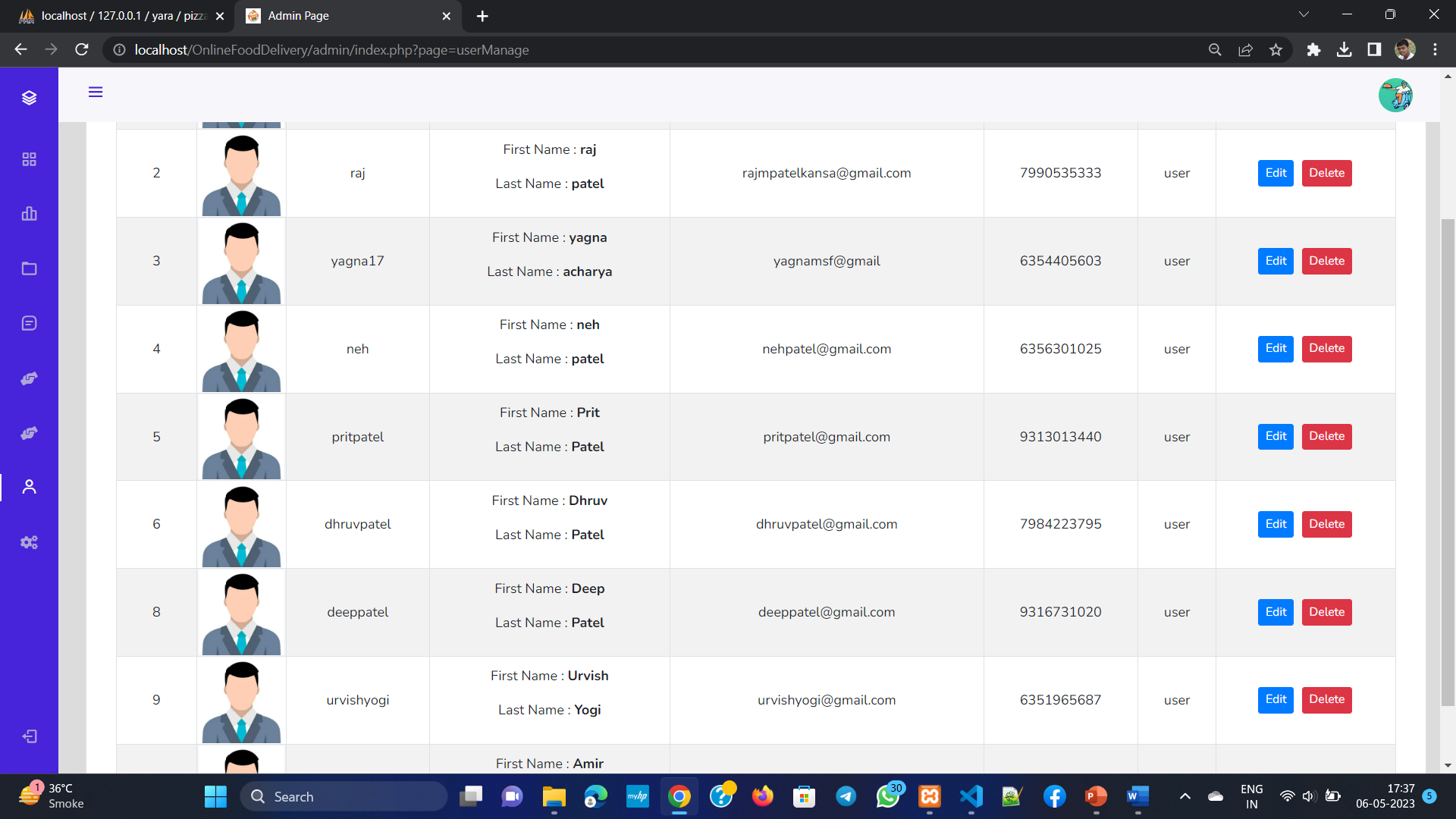 Quiz Dashboard 2