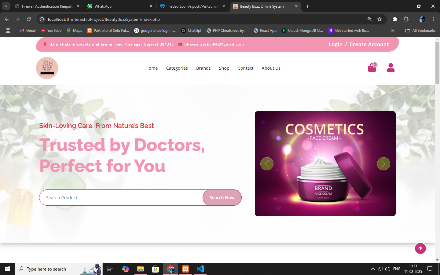 Online Beauty & Cosmetic Products Shop
