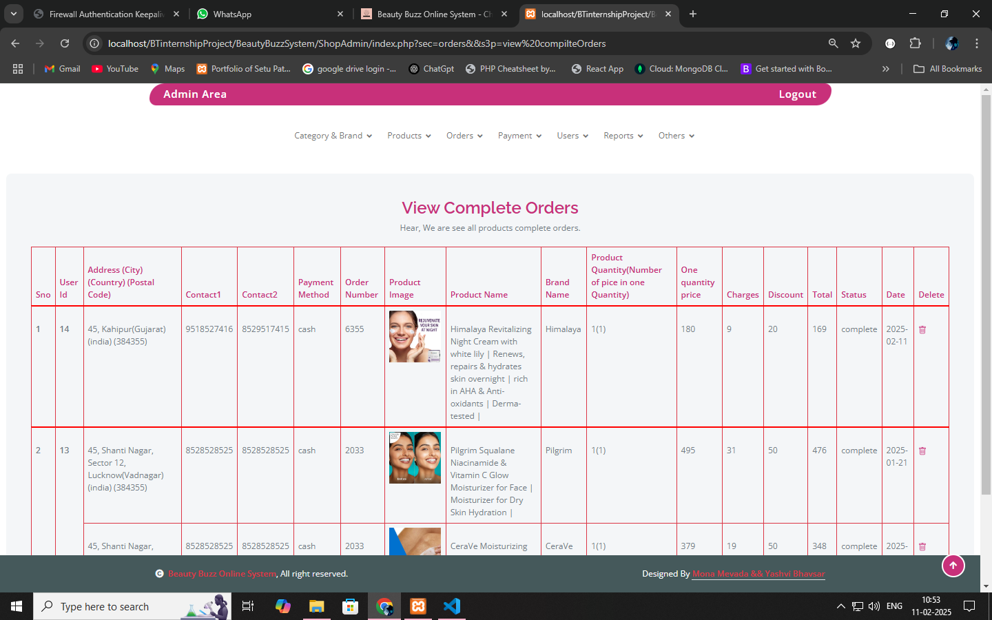 Quiz Dashboard 2