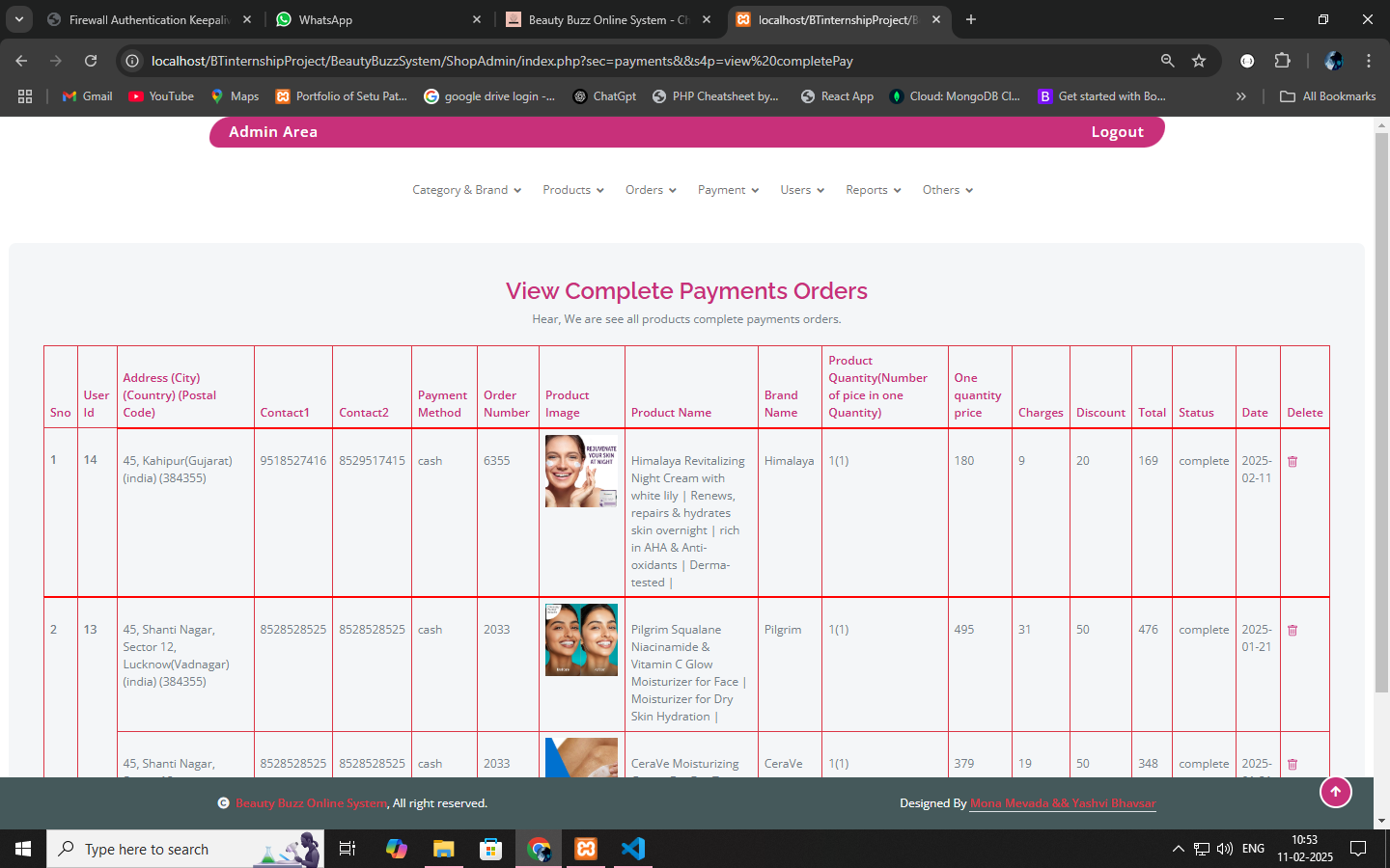 Quiz Dashboard 2
