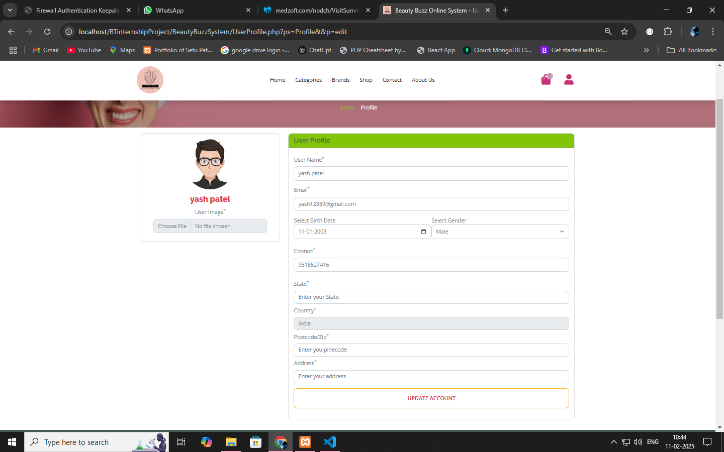 Quiz Dashboard 2