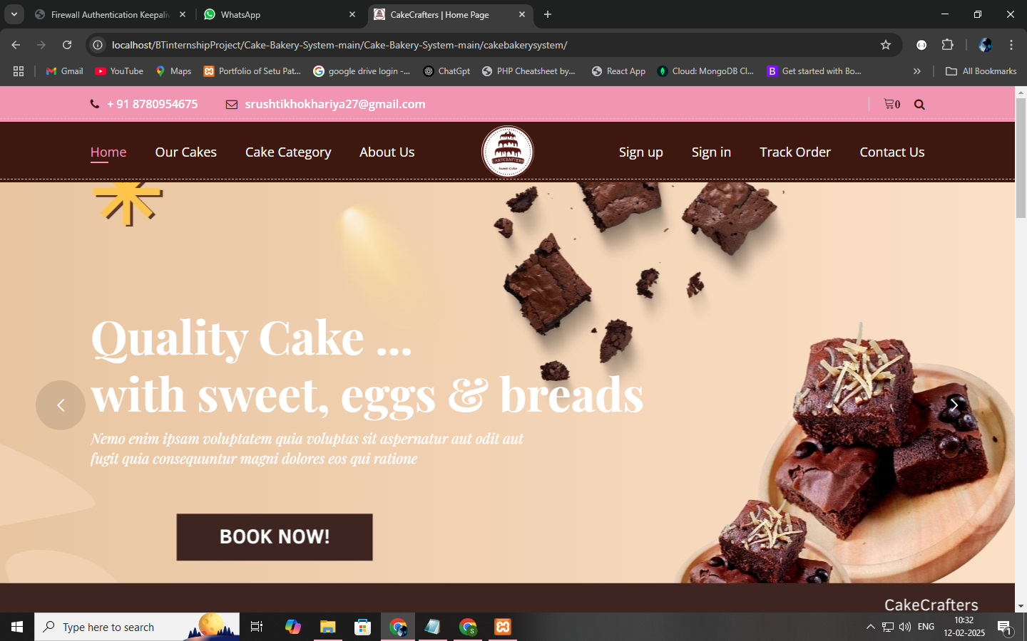 Online Cake & Bakery Shop