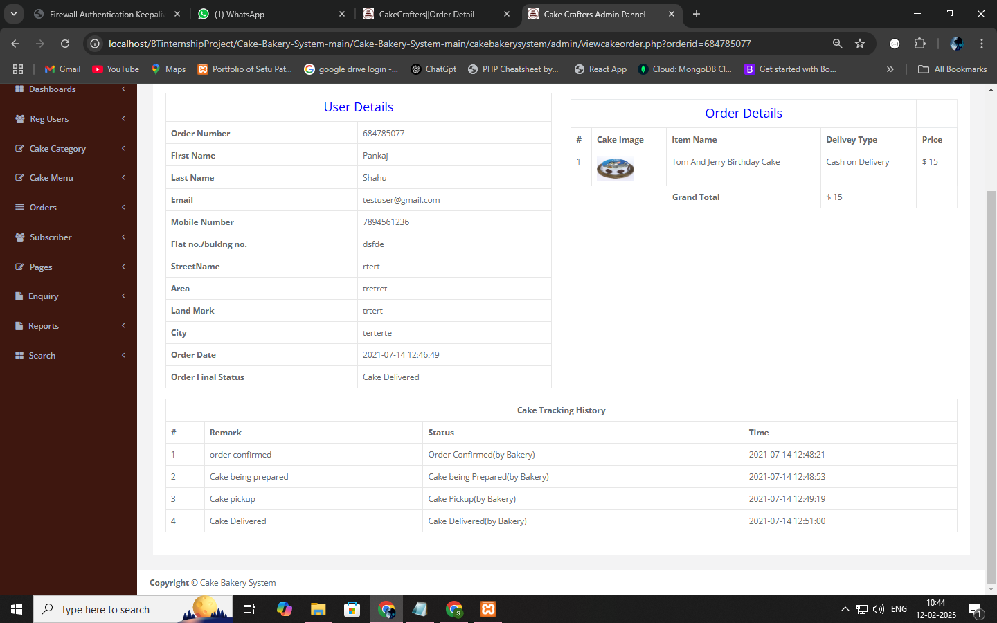 Quiz Dashboard 2