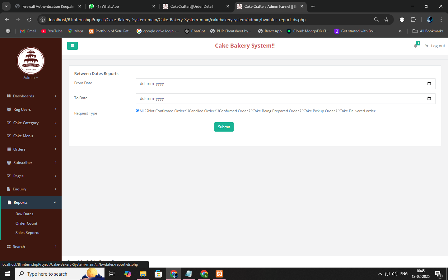 Quiz Dashboard 2