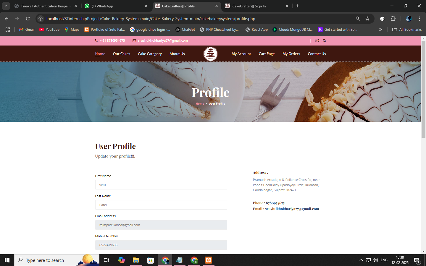 Quiz Dashboard 2