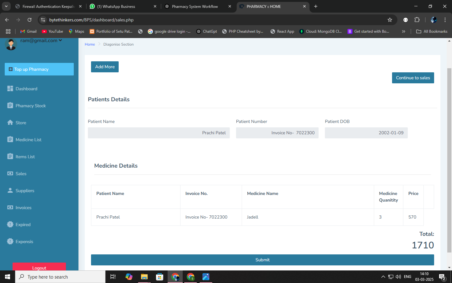 Quiz Dashboard 2