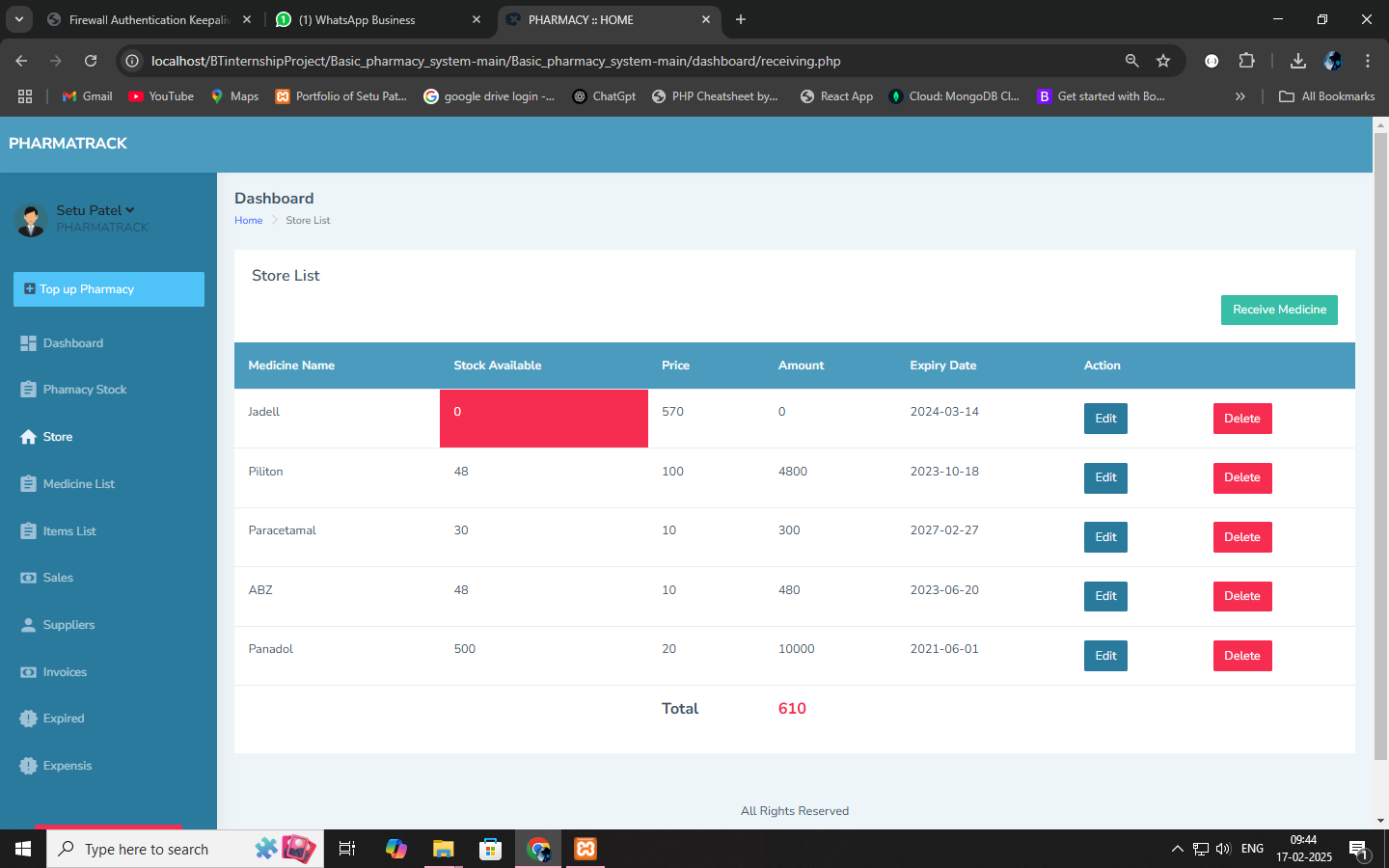 Quiz Dashboard 2