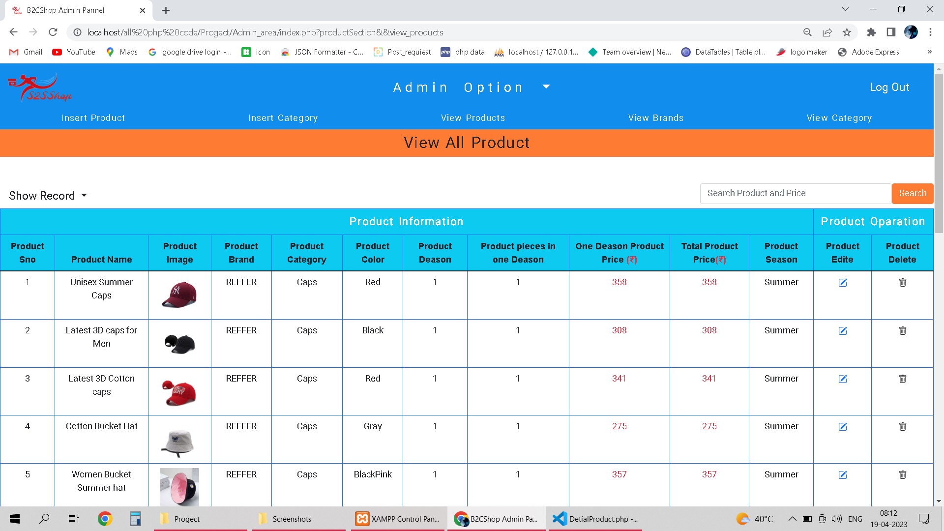 Quiz Dashboard 2