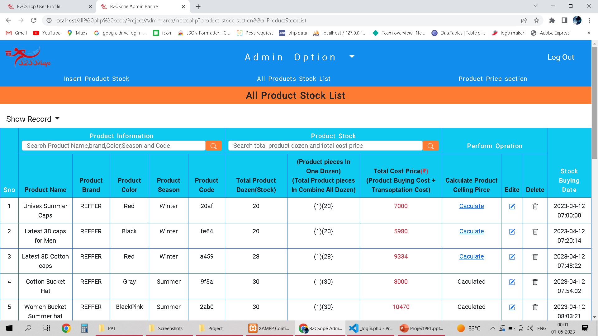 Quiz Dashboard 2