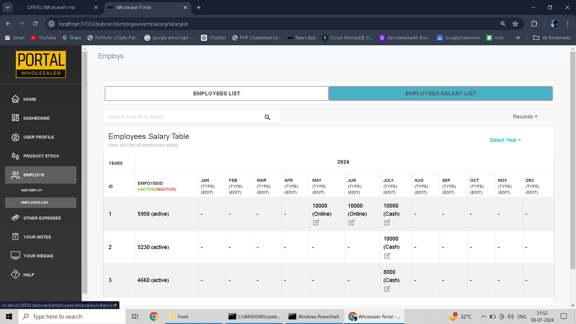 Quiz Dashboard 2