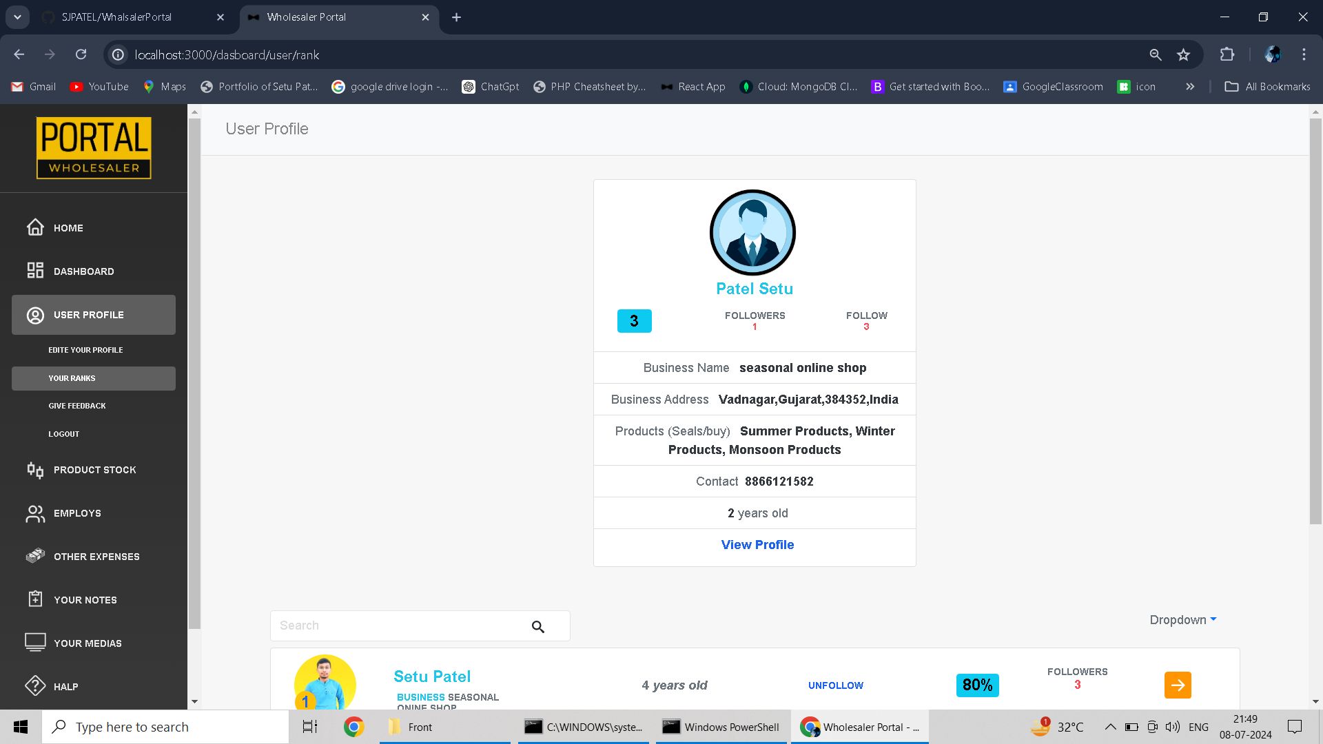 Admin Panel
